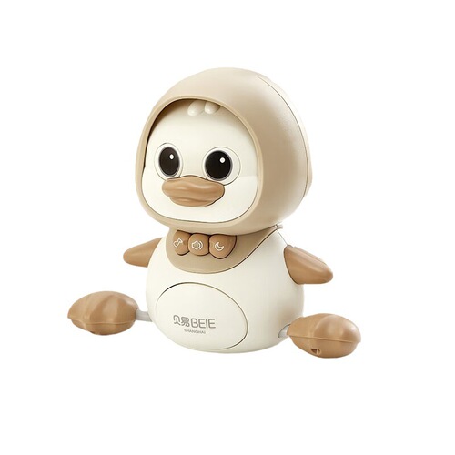 Beiyi soothes and learns to crawl duck baby toys 0 to 1 years old educational early education head-up practice training baby soothing toy