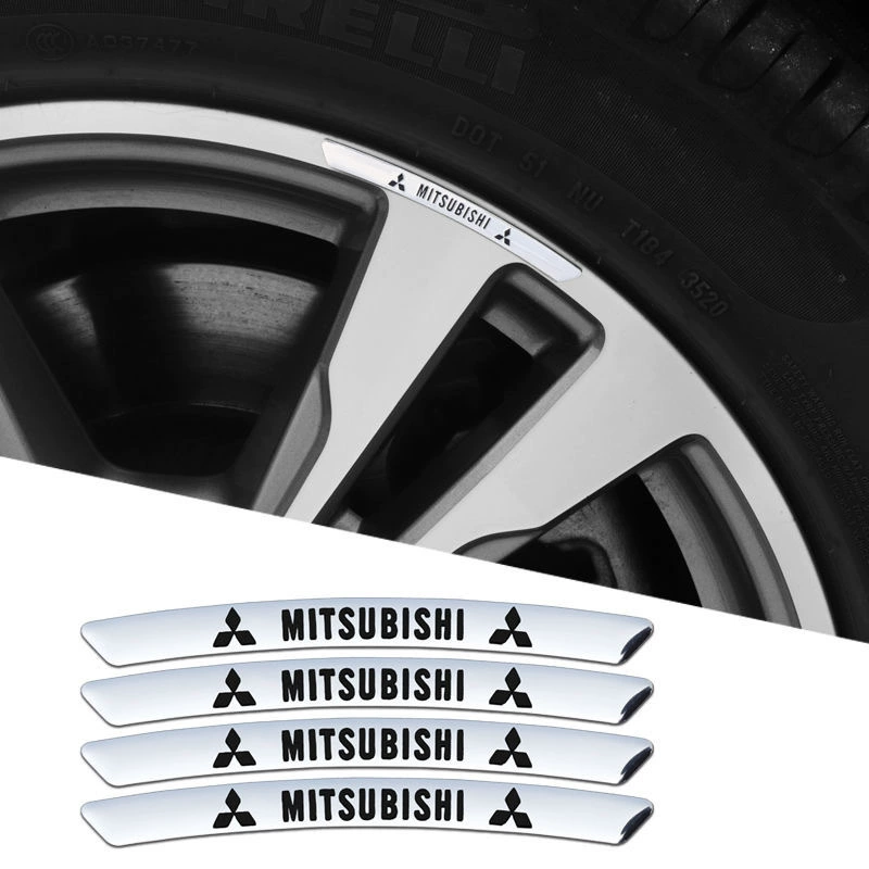 Подходящие для Mitsubishi Jinxuan ASX Pajero Jinchang Outlander наклейка на ступицу колеса модифицированная лобовая накладка колеса этикетка автомобиля