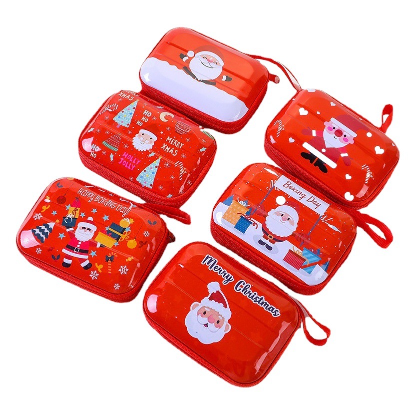 Flame Xiaozha Monedero de hojalata Bolsa de auriculares redonda Flame Xiaozha Moneda Auriculares de regalo para el día del niño