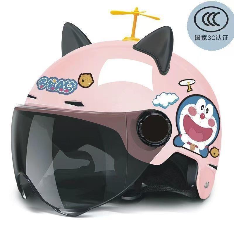 Helmet certified for motorcycles and electric scooters, suitable for all seasons, unisex, adjustable safety helmet