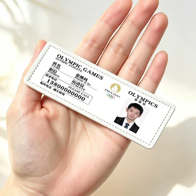 Nömrəli dayanma kartı — leather parking number plate, car - table-tennis-player-zhang-jikes-model-large-size-for-temporary-stops-please-note-the-number-when-ordering