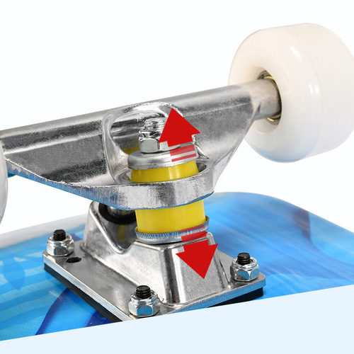 A Dual-Skate Four-Wheel Skateboard for Beginners, Professional Trick Riding for Men and Women, Adults and Children Skateboard