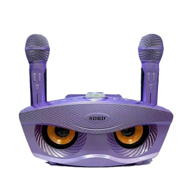 New Home Bluetooth Audio SD306S Karaoke Mobile Phone Bracket Reverberation Sound Effect Wireless K Song Machine Dual Microphone