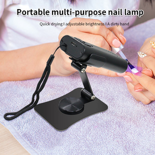 Cross-Border Uv Hair Extension Lamp, False Eyelash Grafting, Purple Led Curing Lamp, Eyelash Glue Curing Special Beauty Ua Lamp
