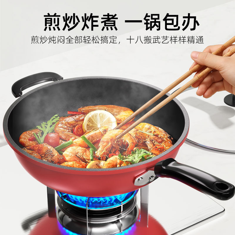 Nuevo tipo multifuncional de cristalización inadherente pan de frita de fondo plano pan de frita de horno general pan de frita de horno al por mayor