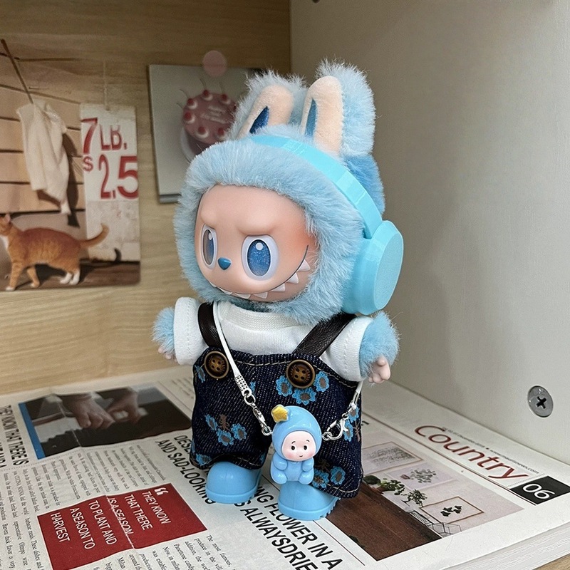 【衣類のみ】labubu ラブブベビー服 フロントハイエネルギー第三世代 17cm ビニール服スーツ|undefined