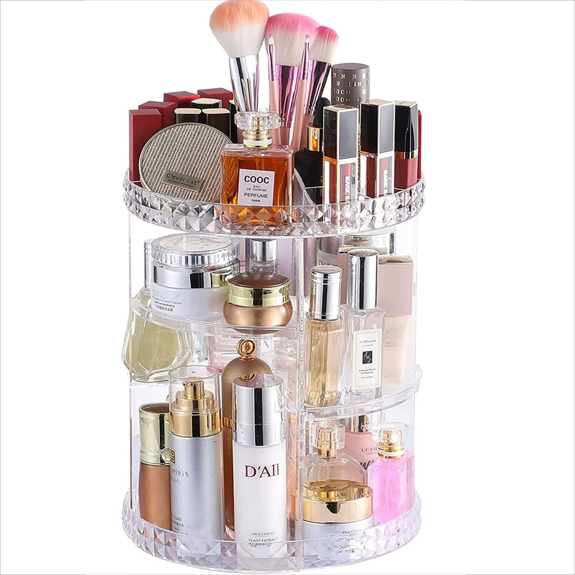 Rotating Storage Box — Dressing Table Organizer, 2 Size Options (23.5×30 / 23.5×34 cm)