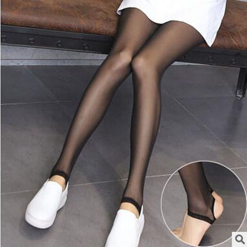 Wholesale silk stocking pants with added size thin mesh foot-length single-layer anti-loose silk tights net stockings dropshipping