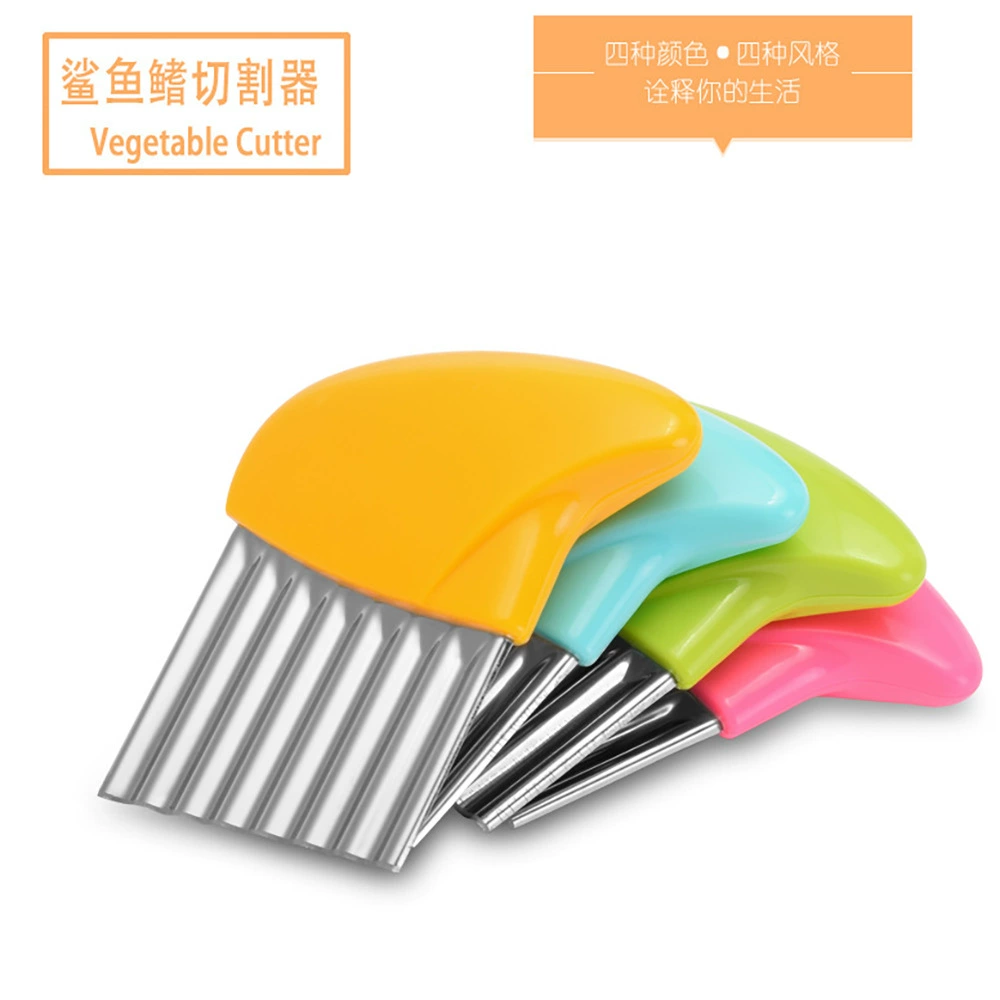 Фабрика в наличии Волновой нож Картофельный нож Полосатый резак Картофельный резак Резка картофеля фри Гофрированный нож Цветочный нож Нож для фри