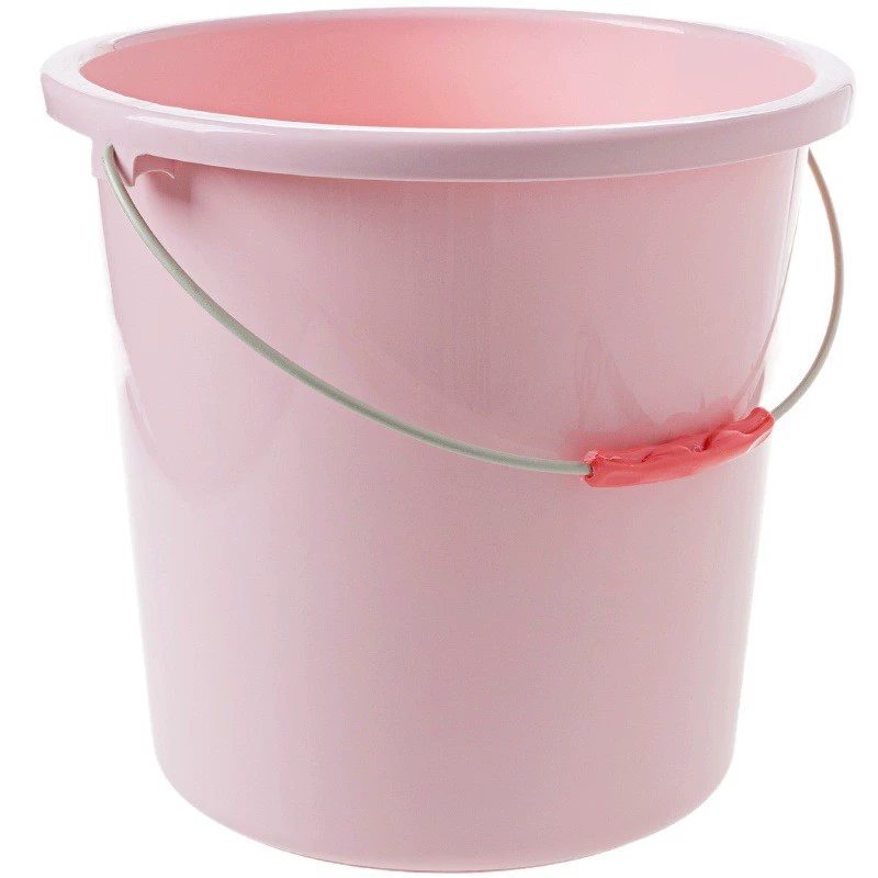 Handheld plastic big capacious bucket for home use for elementary school students for laundry, increased thickness