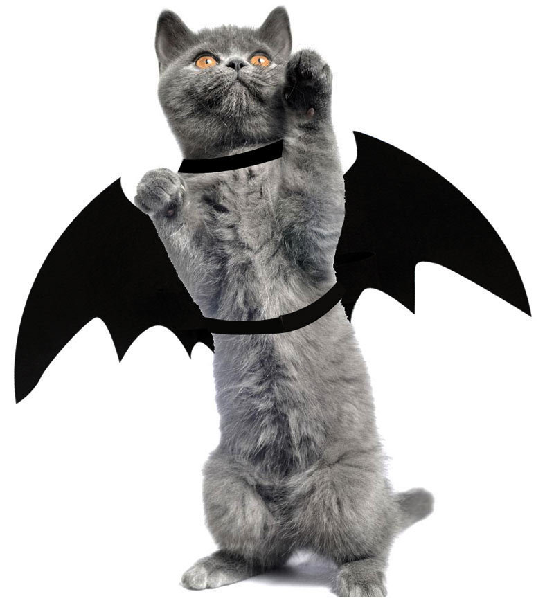 De Halloween alas de murciélago perro gato ropa de peluche ropa de cachorro divertido crossdressing ropa de Navidad al por mayor