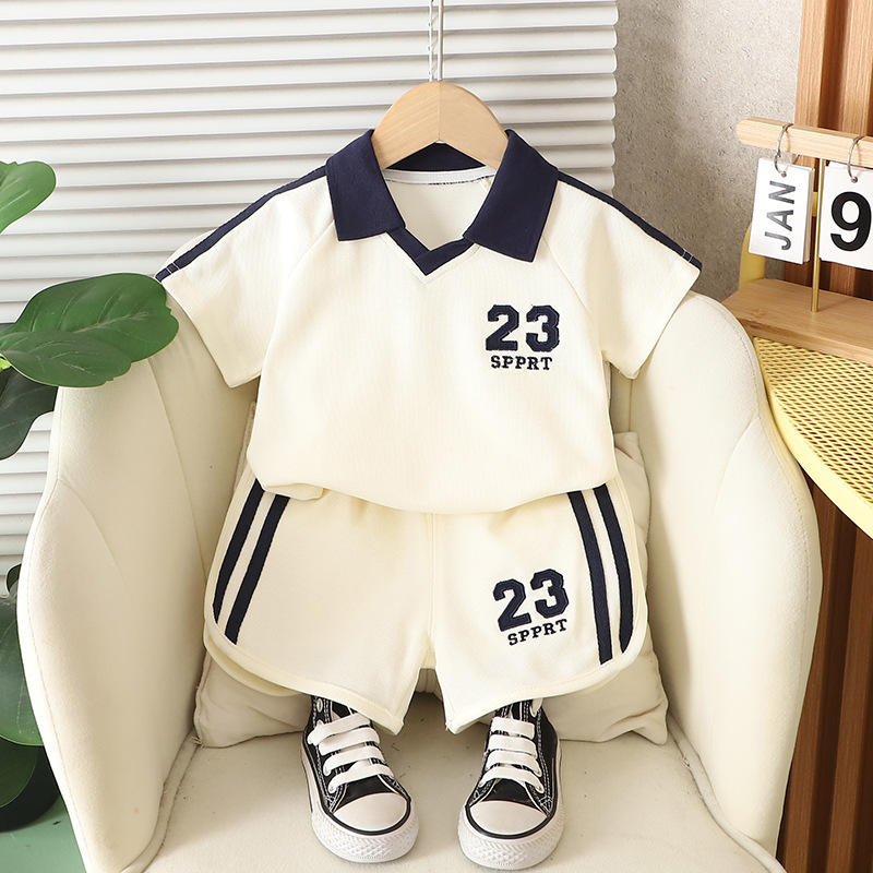 子供半袖セット夏男の子服女の子tシャツ赤ちゃん夏服服2025新しい子供服ファッション|undefined