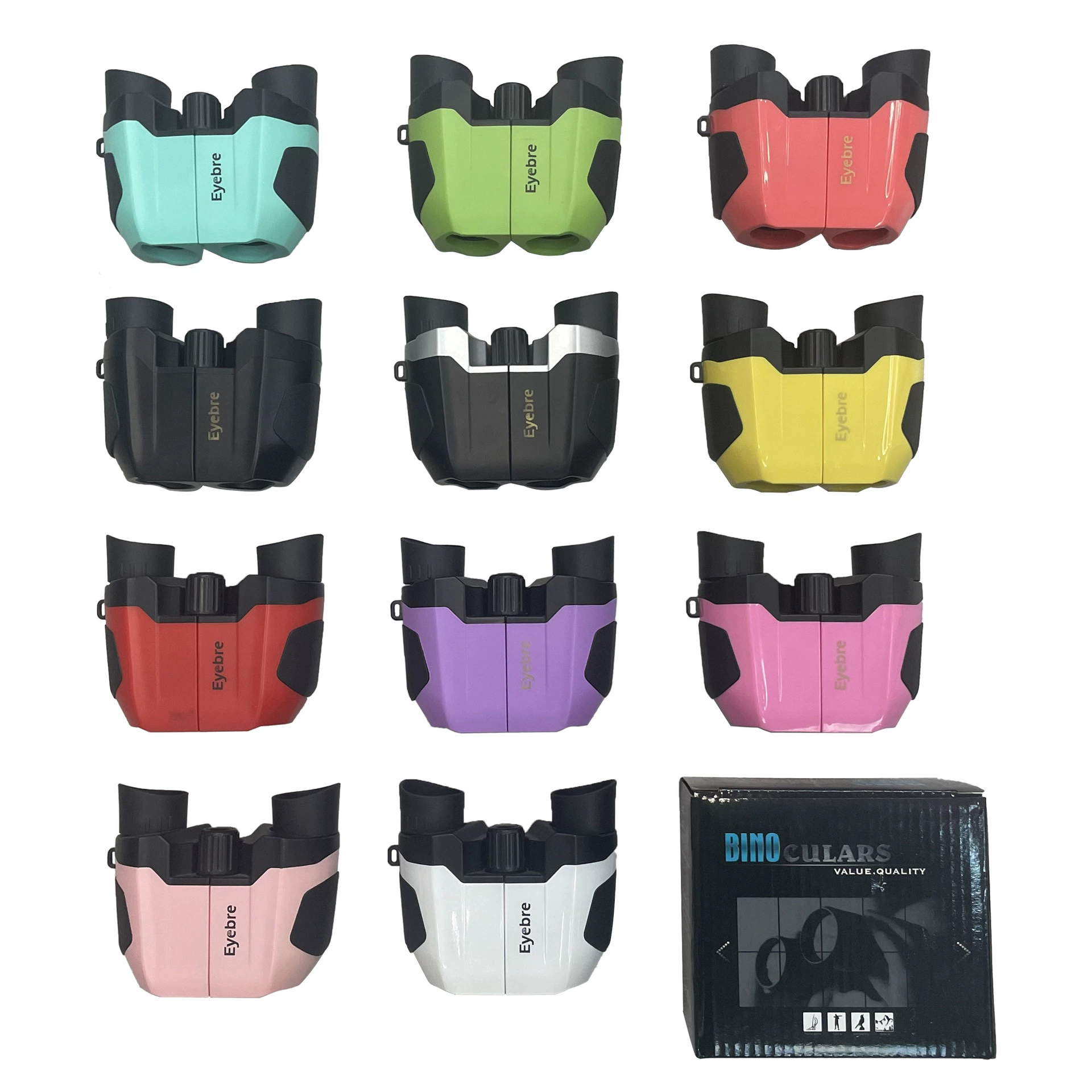 Телескоп для детей 10X22 Многоцветный карманный маленький Пол HD портативный открытый концерт Amazon