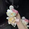 Genuine egg yolk chef light blue kt cat + yellow glasses [pendant]