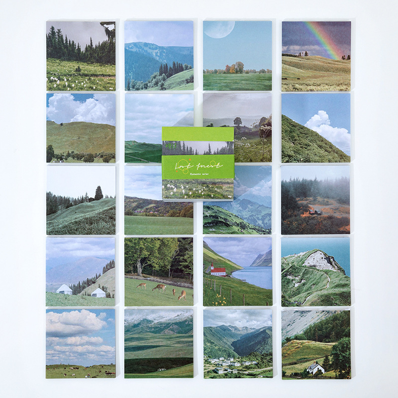 Azúcar poesía libro de notas serie romántica INS fresco diario desgarrable mensaje material decorativo papel base