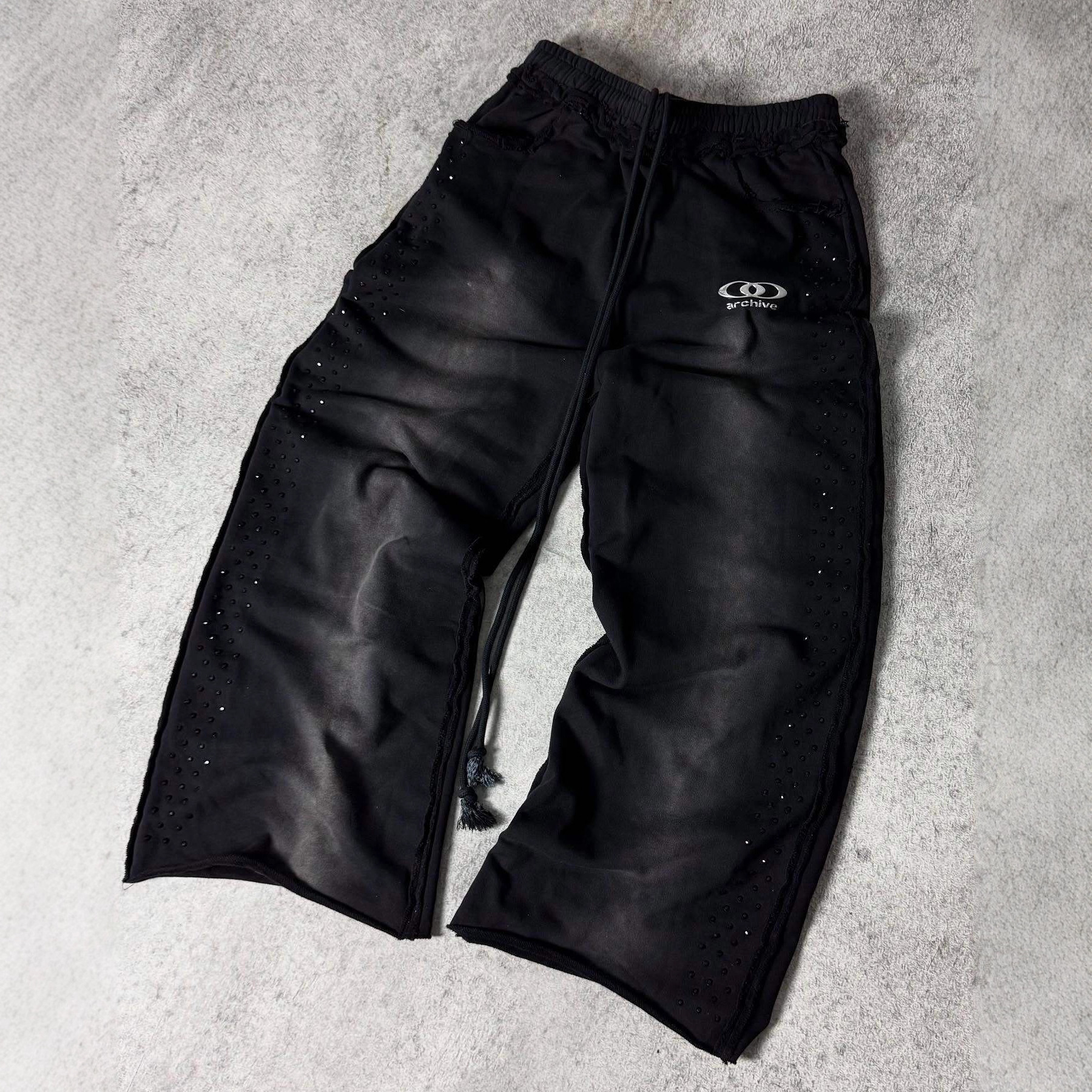 Transfronterizo estilo americano diseño callejero caliente retro pantalones casuales de tendencia relajados recto pantalones de estilo masculino