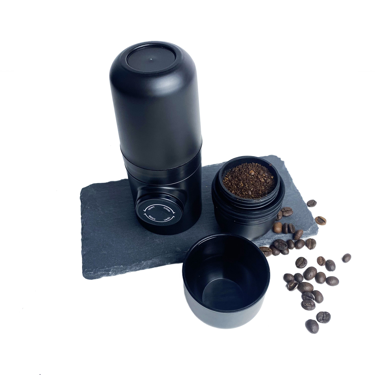 Máquina de café espresso cápsula Viaje Presionar manualmente café en polvo Taza de café italiana cafetera americana