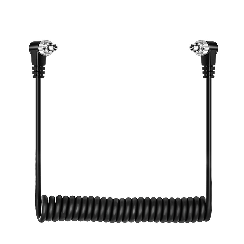 Línea de lámpara de flash Línea de flash síncrono de cámara digital 3,5mm a PC 2,5 a PC línea síncrona