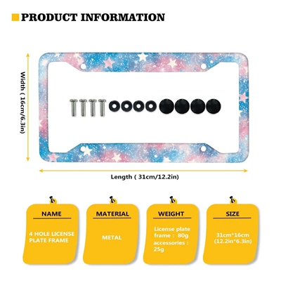 Frame Dopamine Printed License Plate – License plate holder/license plate holder - 7917120z96-1