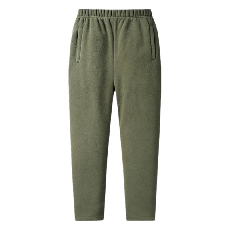 Fleece Fleece Pants Men's Sports Outdoor Warm Climbing Pants Fleece-lined Thickened Fleece Pants Large Size Men's Fleece-lined Trousers