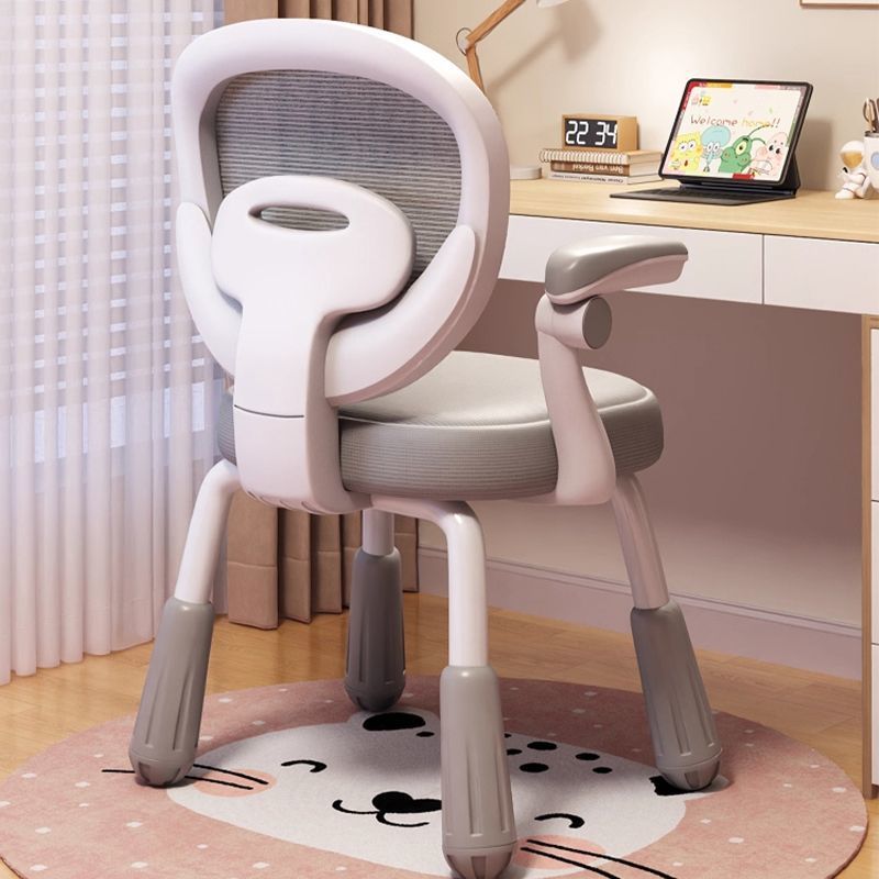 Posture Correction Children's Learning Chair Can Be Lifted and Adjusted Home Writing Chair Sitting Backrest Stool Primary School Student Desk Chair