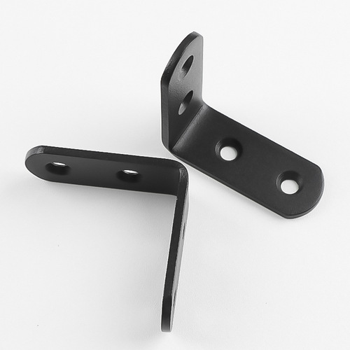 Thickened stainless steel corner code right-angle fixator bracket shelf bracket right-angle angle iron partition fixing piece black corner code
