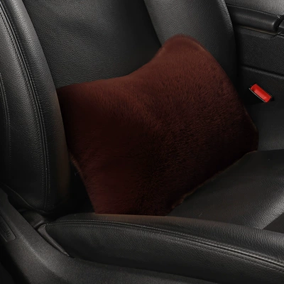 Sales Car Plush Headrest, Waist Waist support - brown-1-waist-support