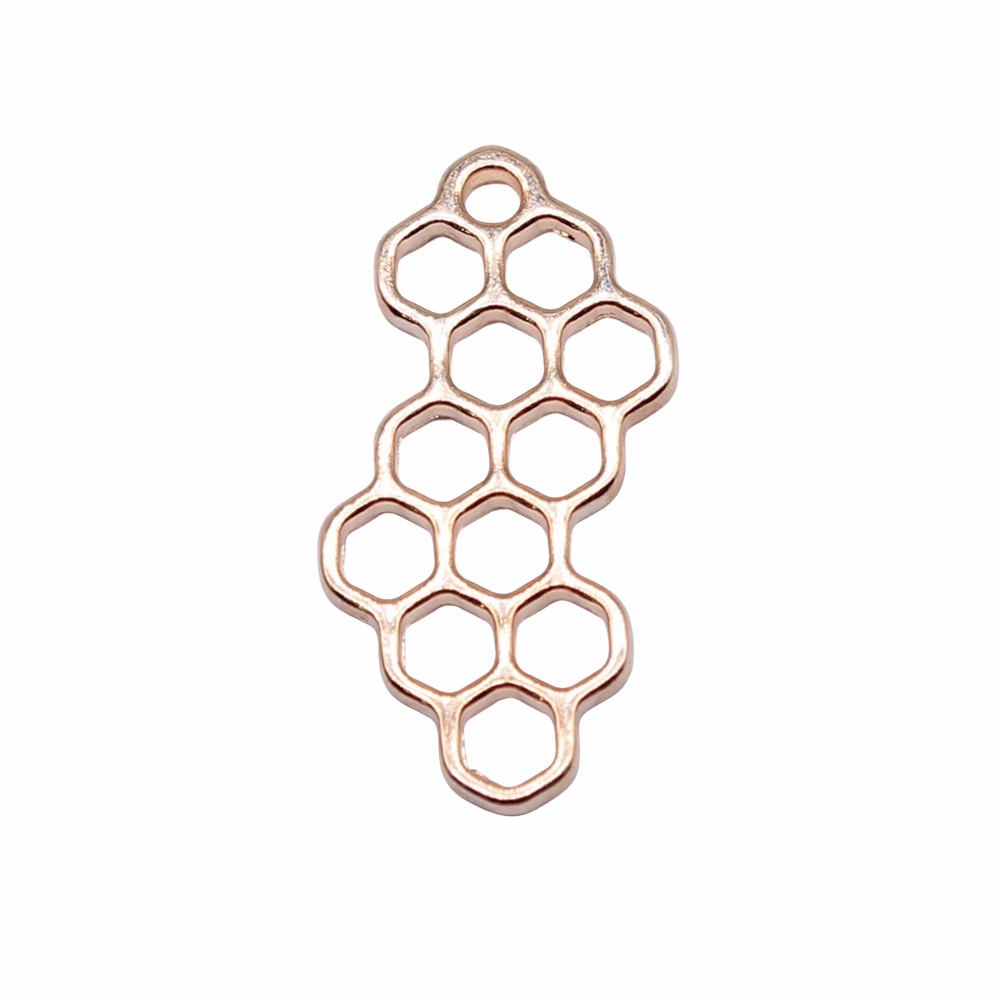 1 Piece Alloy Honeycomb Pendant Retro display picture 7