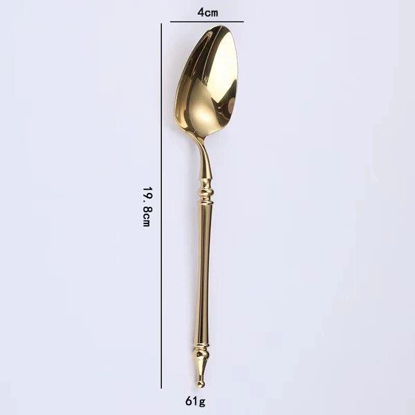 Golden main meal spoon