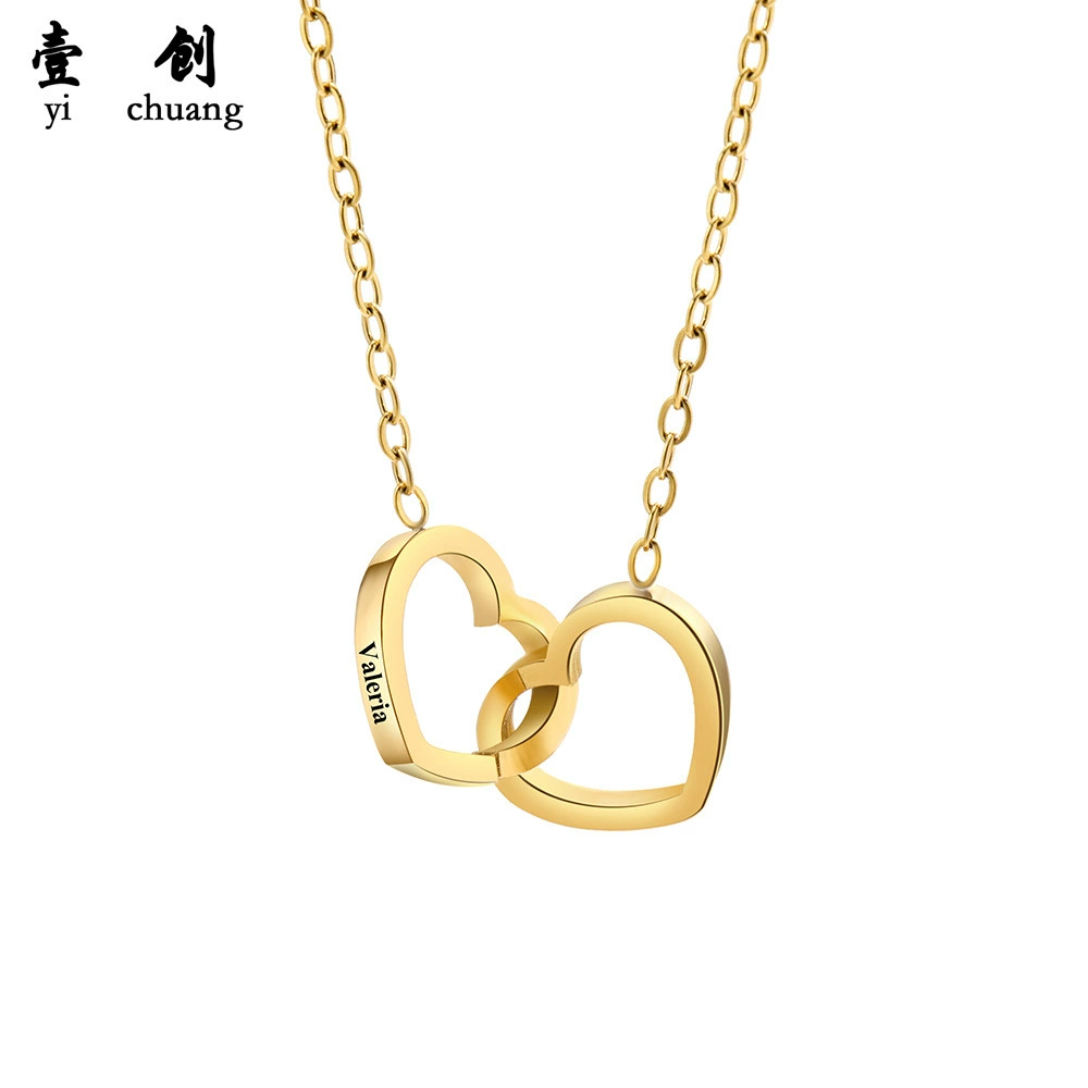 (Cross-border trading), fashionable necklace stainless steel, European style, simple and elegant design, Birthday gift