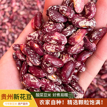 2023新花豆贵州精选花芸豆特产酸菜豆米农家自种花腰豆四季豆500g