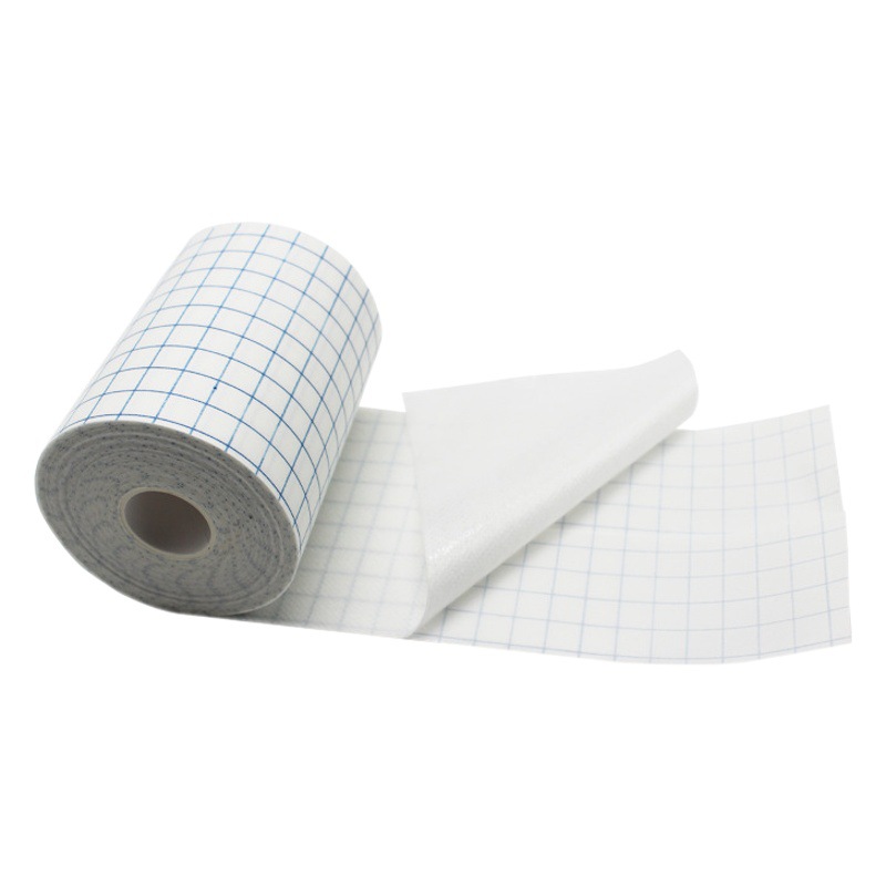 Rollo de apósito de tela no tejida spunlace malla transpirable cinta de protección de fijación de catéter de infusión vendaje cinta adhesiva