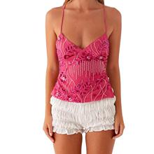 B 10638 Embroidered Sequin Vest ��Ƭ���� ����ѷŷ���羳
