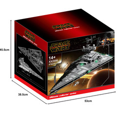 レゴビルディングブロックプラネット75252 vs.エンパイアスターデストロイヤー組み立てモデルストリートビュートイギフトと互換性があります。