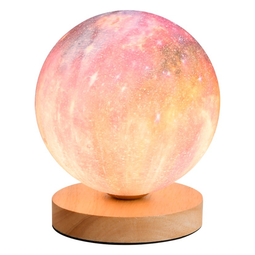 Luz nocturna, lámpara de mesa para niños, lámpara de cielo estrellado, lámpara de noche, lámpara de luna, lámpara de mesa, lámpara de noche para dormitorio, lámpara de luna, lámpara de atmósfera planetaria