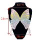 in stock Organza Embroidery Color Three-Dimensional Pearl Butterfly Hairpin Children's Wear Hair Accessories Clothing Cloth Paste Decoration