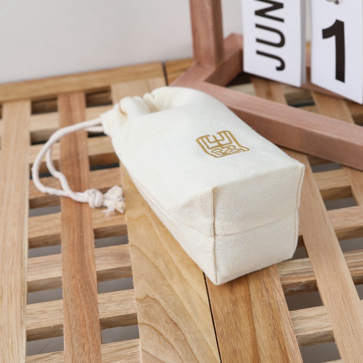 厂家定制广告束口袋帆布袋定做帆布袋彩印购物棉布袋子定制logo