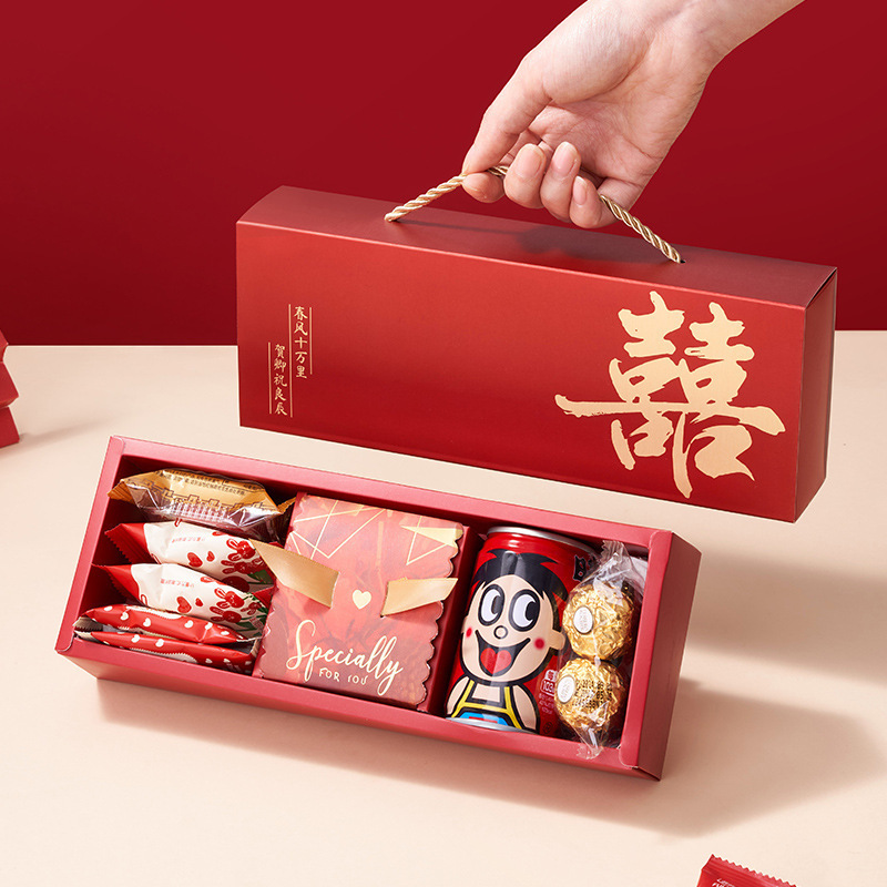 結婚式のお菓子ギフトボックス完成品、砂糖入り、迅速発送、結婚式ギフトパック卸売、婚約披露宴キャンディー、記念品1|undefined