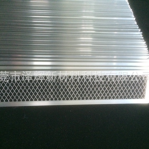 铝框空气净化过滤器 空调箱平板式初效过滤器 无隔板油烟机过滤网