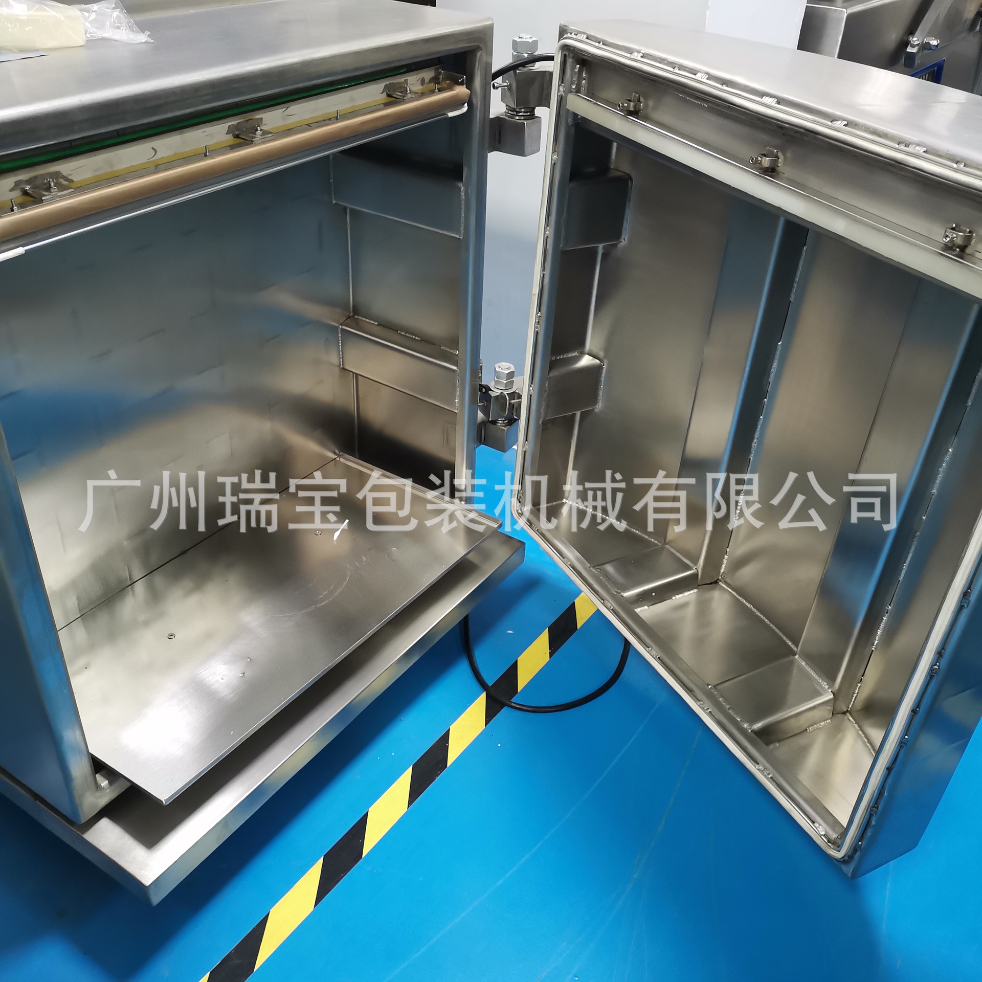 真空封口机粉末抽真空自动封口机柜式真空包装机开门式真空机
