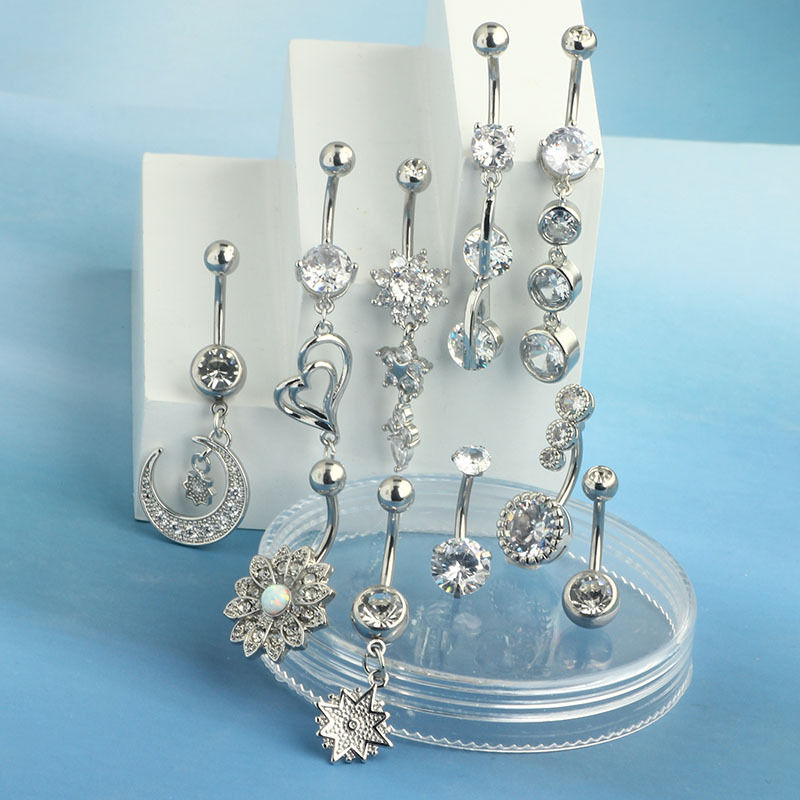 Pointed titanium steel lip stud product view
