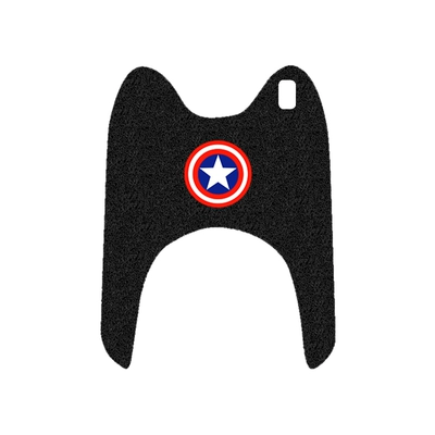 Electric vehicle foot mat Tricycle Foot Pad Crown - yadi-k8e-three-wheel-foot-pad-shield-model-comes-with-velcro