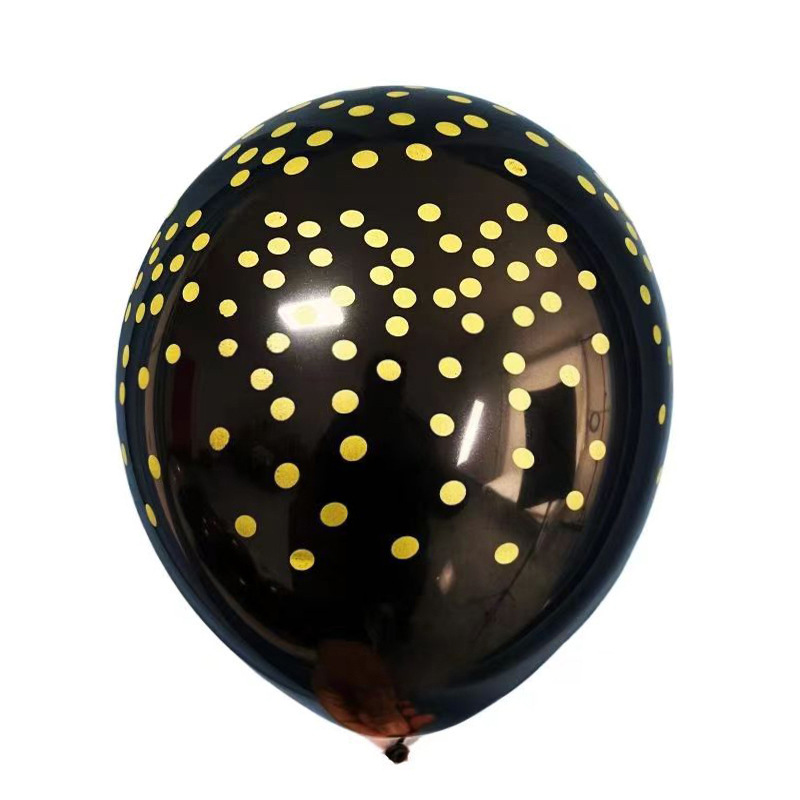 Globo de lunares de 12 pulgadas, globo de látex animal, decoración de Sala de bodas de vaca, diseño de fiesta de boda, hojas de lunares, flor completa