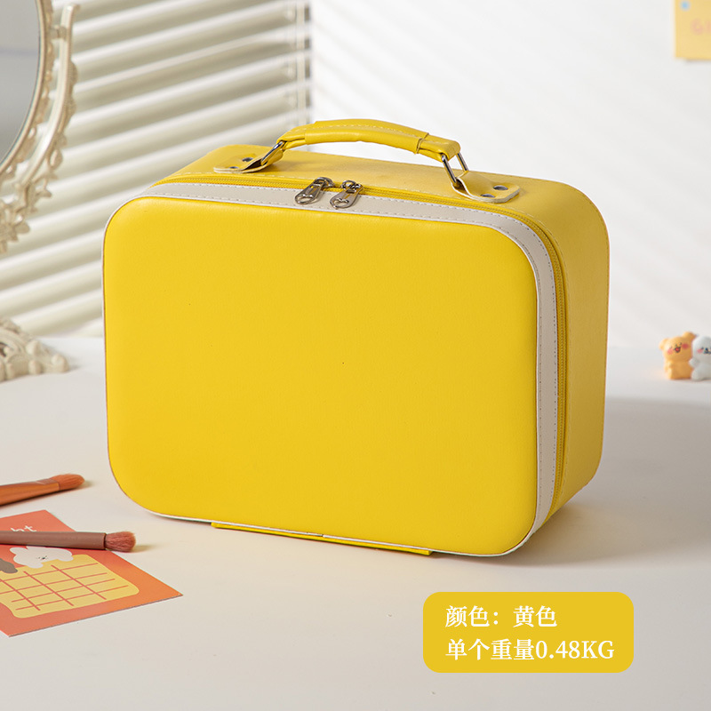 Estuche cosmético de dopamina de estilo caliente Douyin, maleta impermeable multifuncional, bolso de regalo portátil, almacenamiento de cosméticos