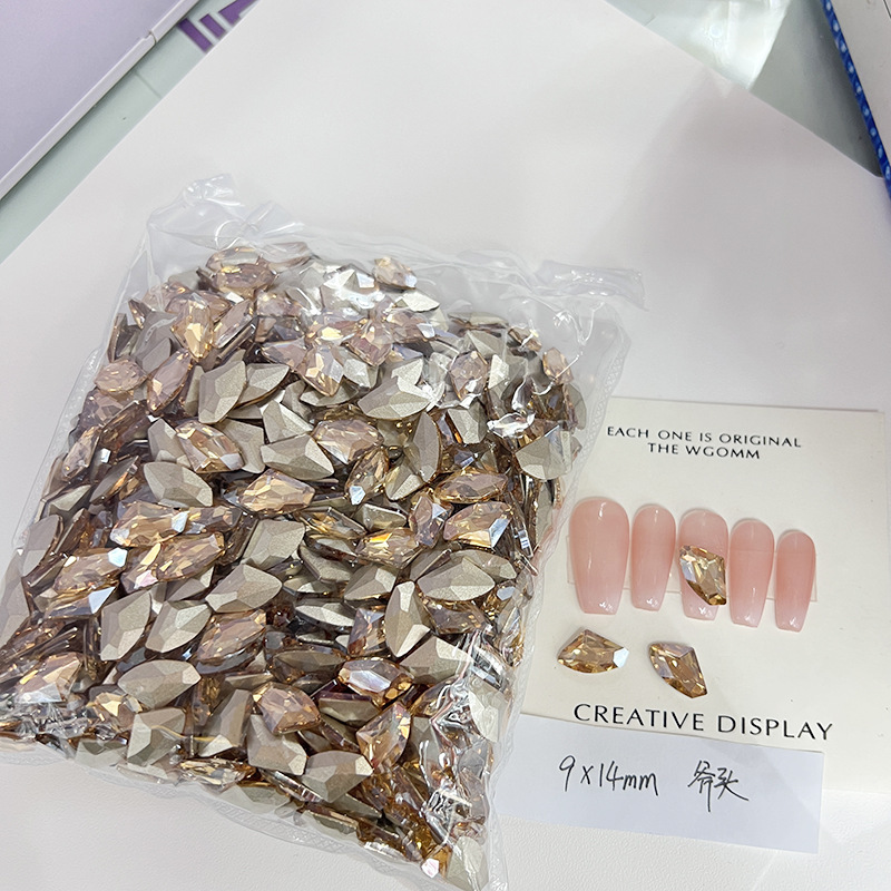 [KKK04-27] champagne axe 9 * 14mm