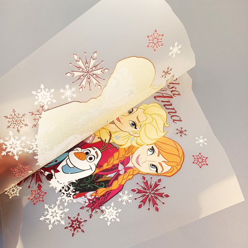 卡通公主系列热转印T恤烫画图案DIY布贴装饰现货厂家定做批发