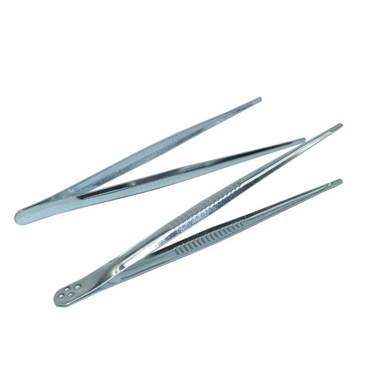 Tweezers 13cm straight