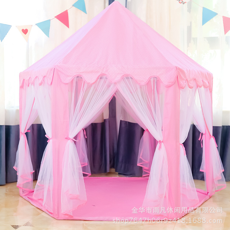 Carpa de niños para niños niñas hexagonal tela de tela de tela