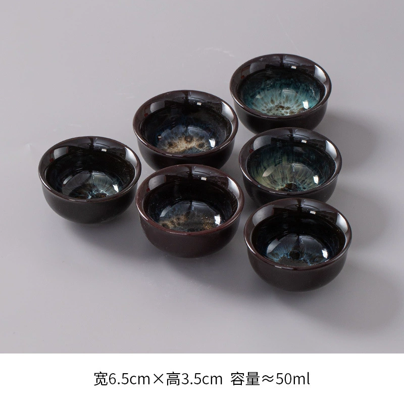 Small tea cup, ceramic tea set, 6 packs
