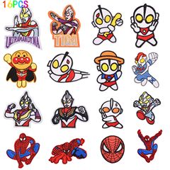 卡通刺繡免縫免熨燙徽章自粘布貼DIY百搭裝飾鞋帽包包破洞修復貼